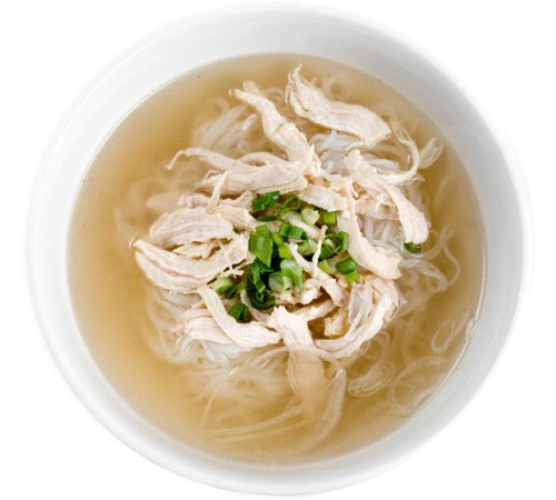 Bowl of Homemade Chicken Soup