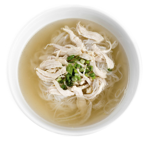 Bowl of Homemade Chicken Soup