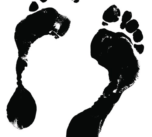 Photo of footprints